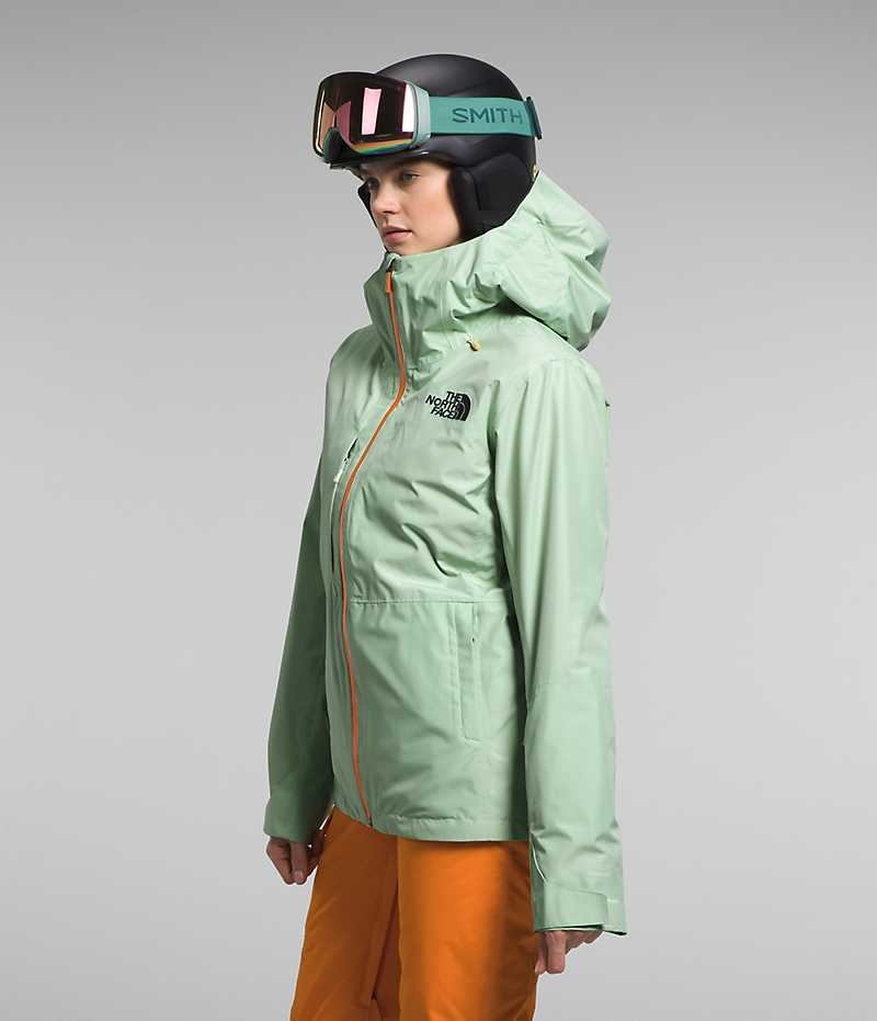 Jachete Izolate The North Face ThermoBall™ Eco Snow Triclimate® Dama Verde Menta | ROMANIA KFIRXQN