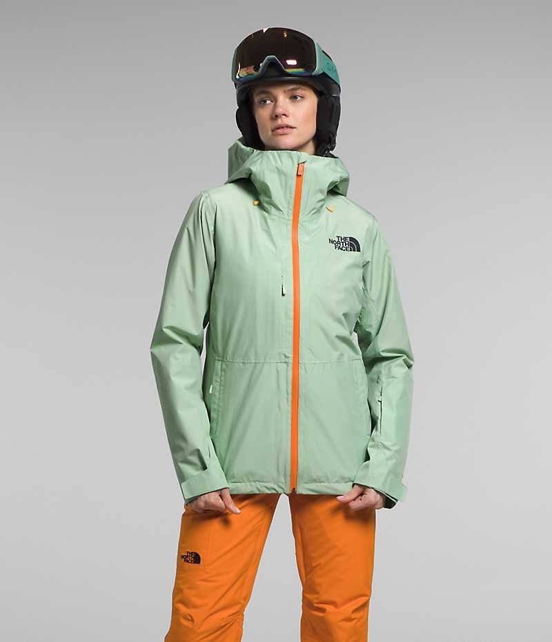 Jachete Izolate The North Face ThermoBall™ Eco Snow Triclimate® Dama Verde Menta | ROMANIA KFIRXQN