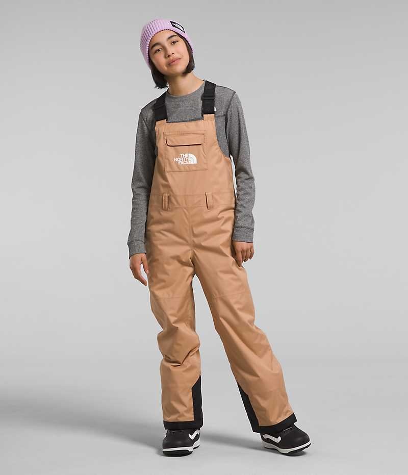 Pantaloni Bib The North Face Freedom Insulated Fete Kaki | ROMANIA JMFCWDN