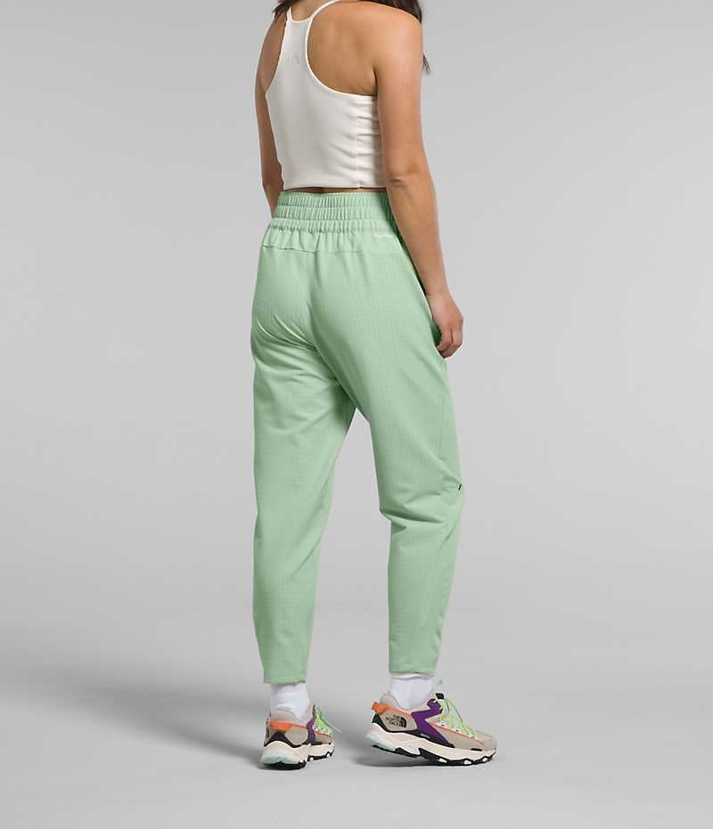 Pantaloni Din Lână The North Face Tekware™ Grid Dama Verde Menta | ROMANIA PUQZLNC