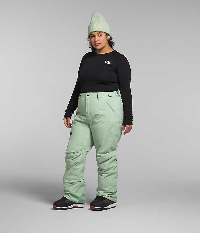 Pantaloni Izolați The North Face Plus Freedom Dama Verde Menta | ROMANIA SNXEGWA