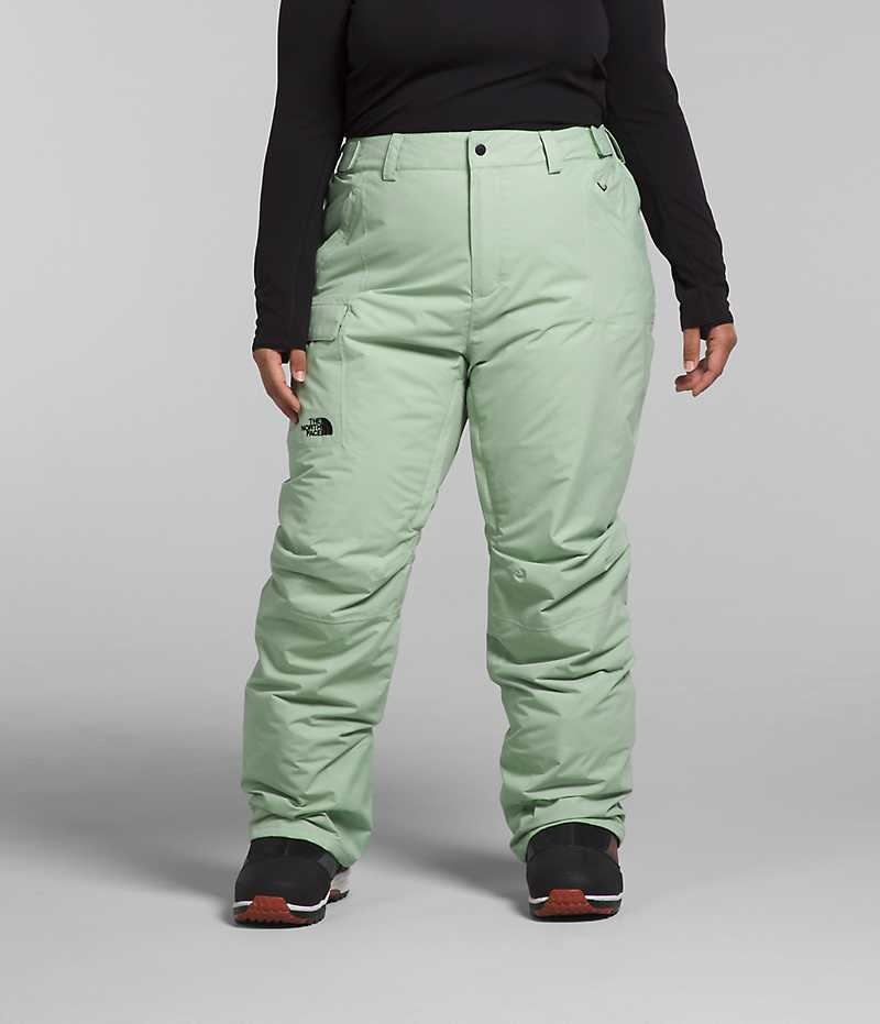 Pantaloni Izolați The North Face Plus Freedom Dama Verde Menta | ROMANIA SNXEGWA