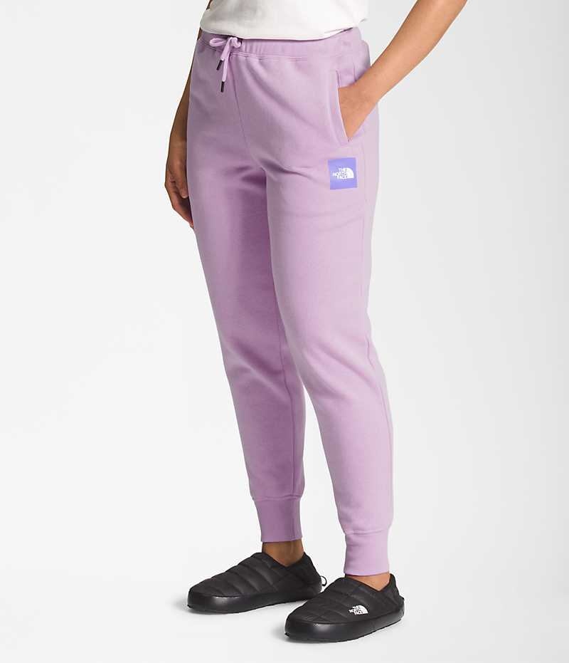 Pantaloni Jogger The North Face Box NSE Dama Lavanda | ROMANIA GSQFHPV