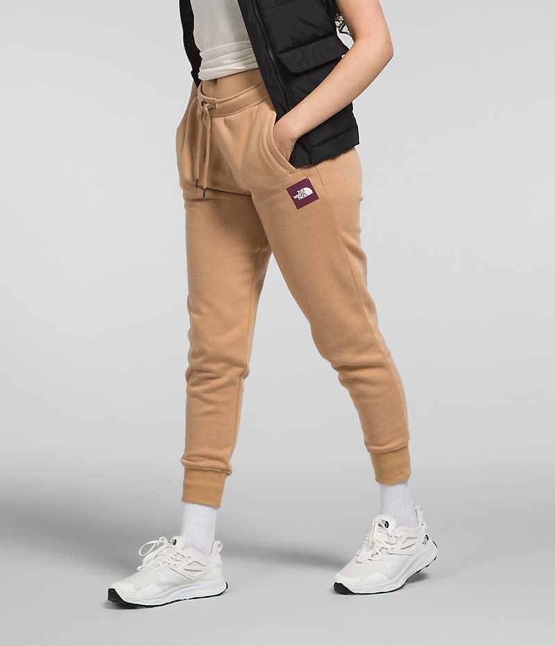 Pantaloni Jogger The North Face Box NSE Dama Kaki | ROMANIA HBKJOSY