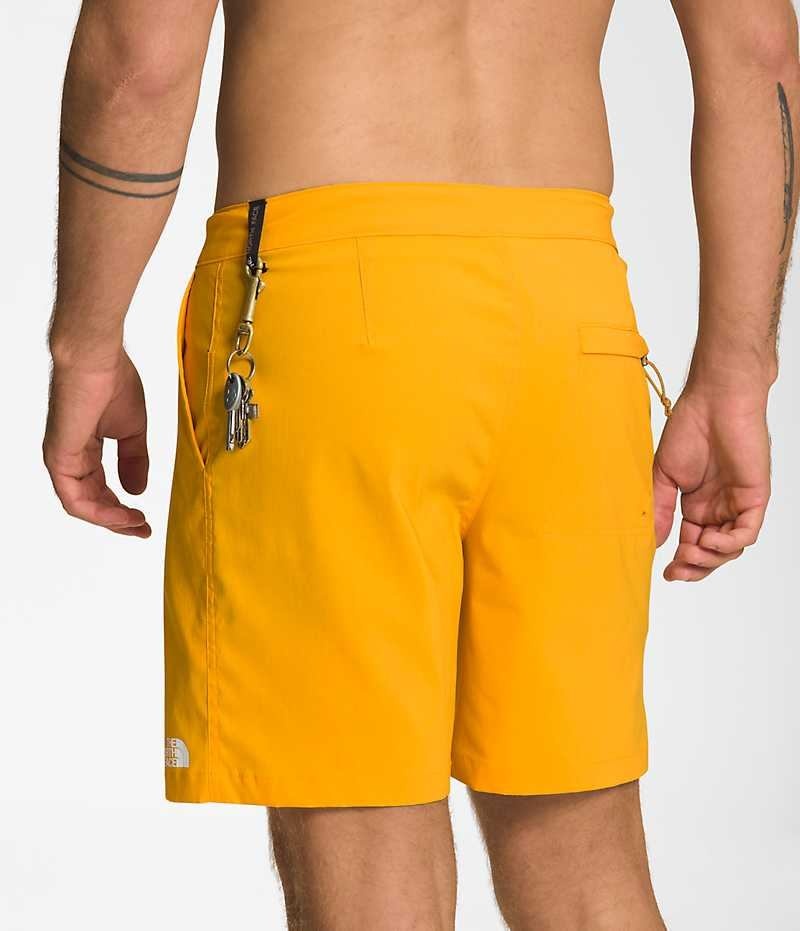 Pantaloni Scurti The North Face Class V Ripstop Boardshorts Barbati Aurii | ROMANIA WYAEMSO