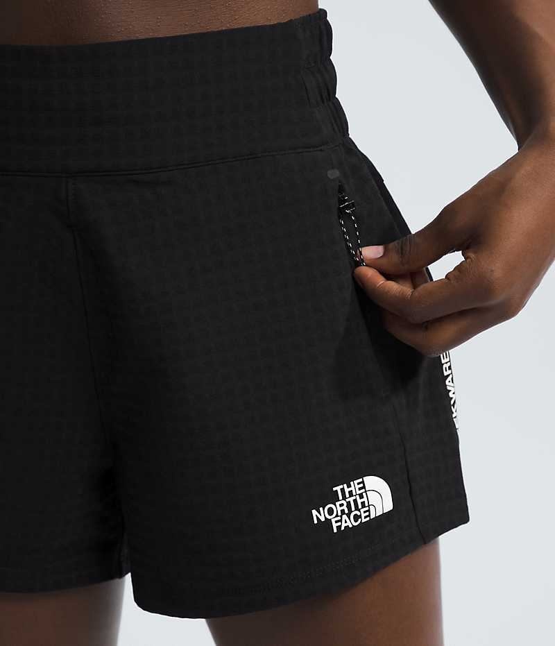 Pantaloni Scurti The North Face Tekware™ Grid Dama Negrii | ROMANIA AHVGRTD