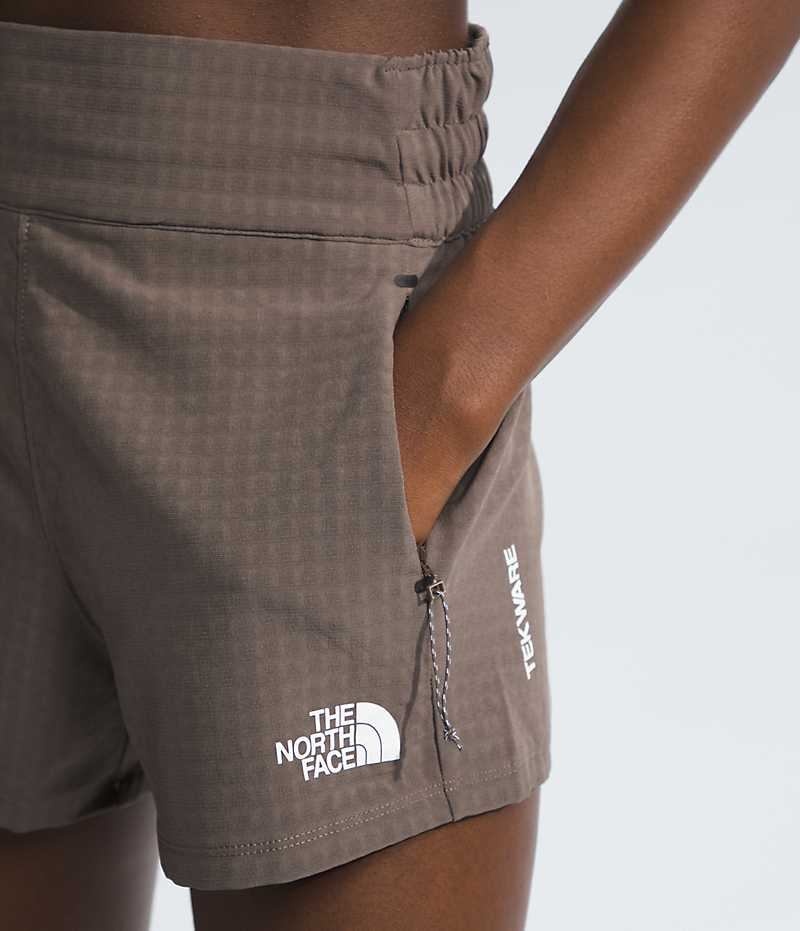 Pantaloni Scurti The North Face Tekware™ Grid Dama Maro | ROMANIA ZDJKPNG