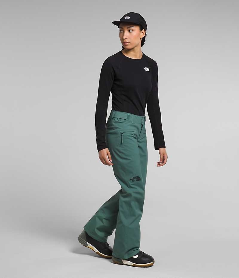 Pantaloni The North Face Freedom Stretch Dama Verzi | ROMANIA WKYBLJX