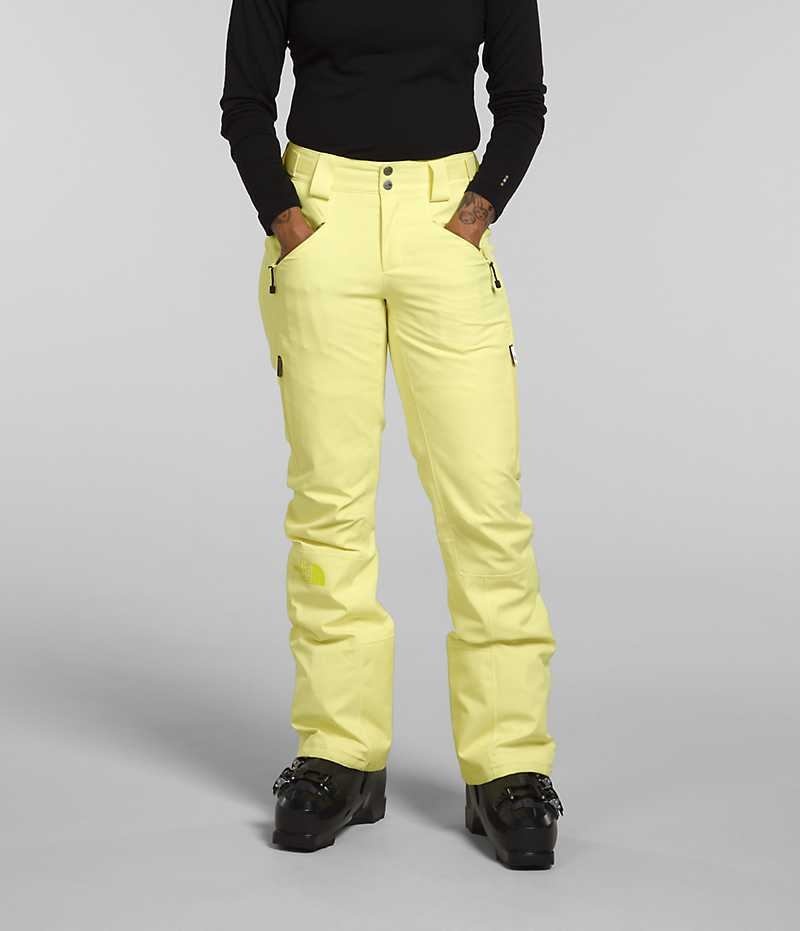 Pantaloni The North Face Lenado Dama Galbeni | ROMANIA WTPCFSD