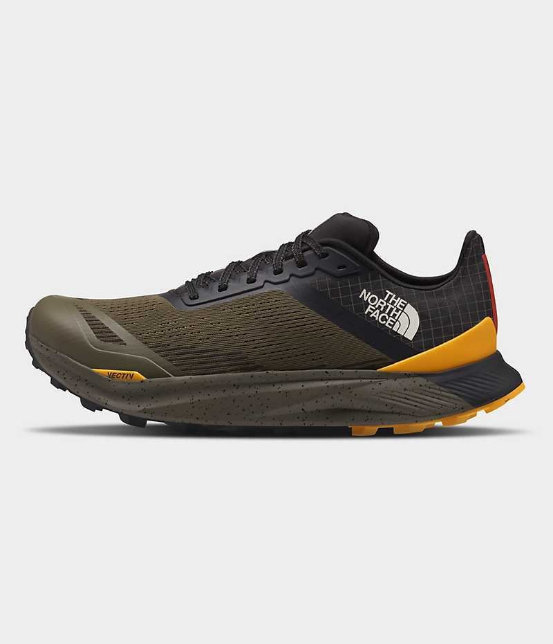 Pantofi Alergare Trail The North Face VECTIV Infinite 2 Barbati Masline Verzi Negrii | ROMANIA OMHICPQ