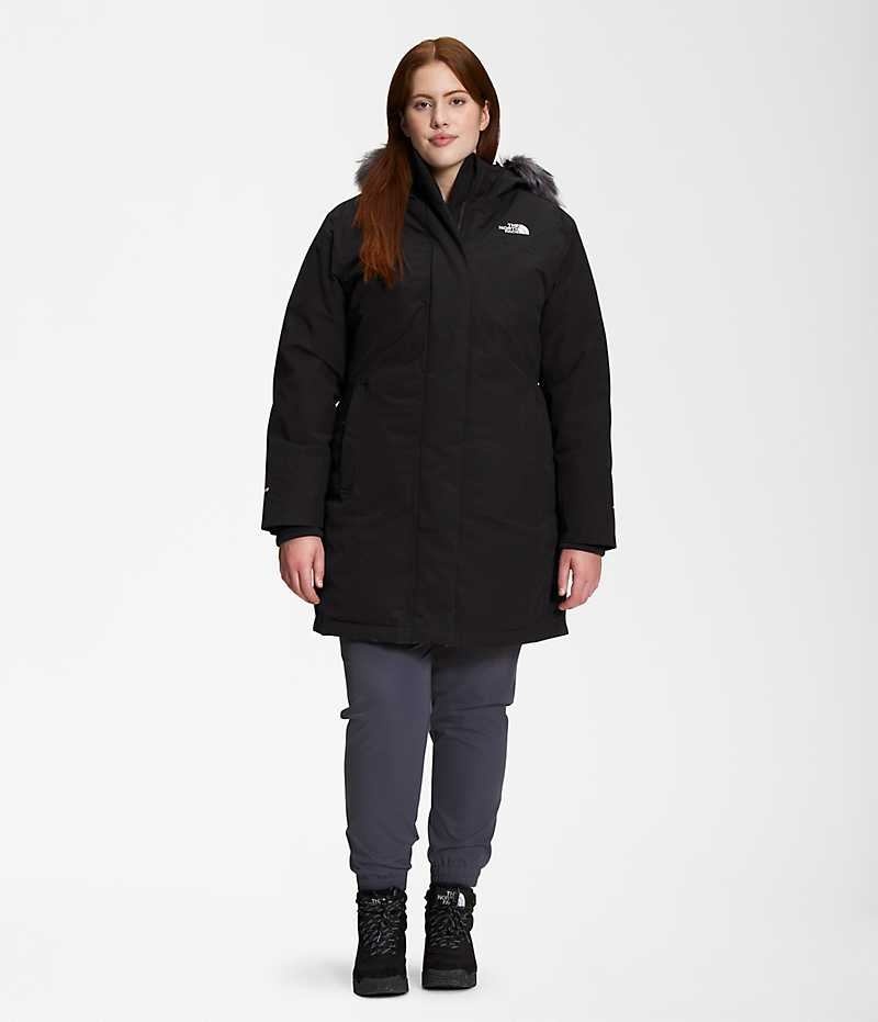 Parka The North Face Plus Arctic Dama Negrii | ROMANIA TAKFNHG