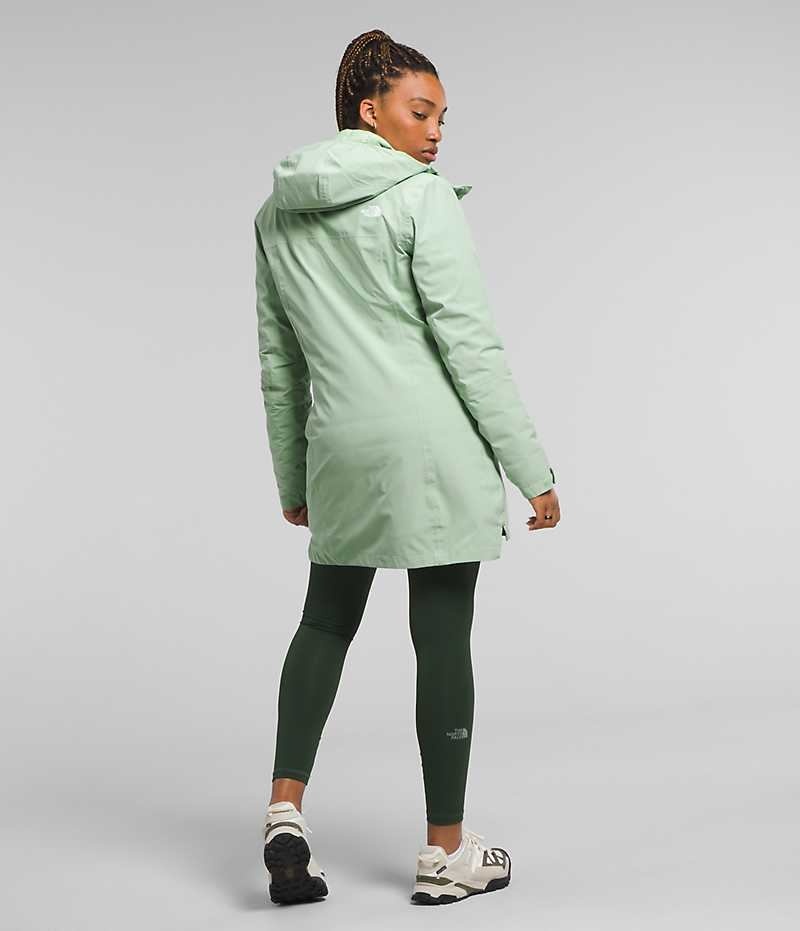 Parka The North Face ThermoBall™ Eco Triclimate® Dama Verde Menta | ROMANIA IDCVGBW