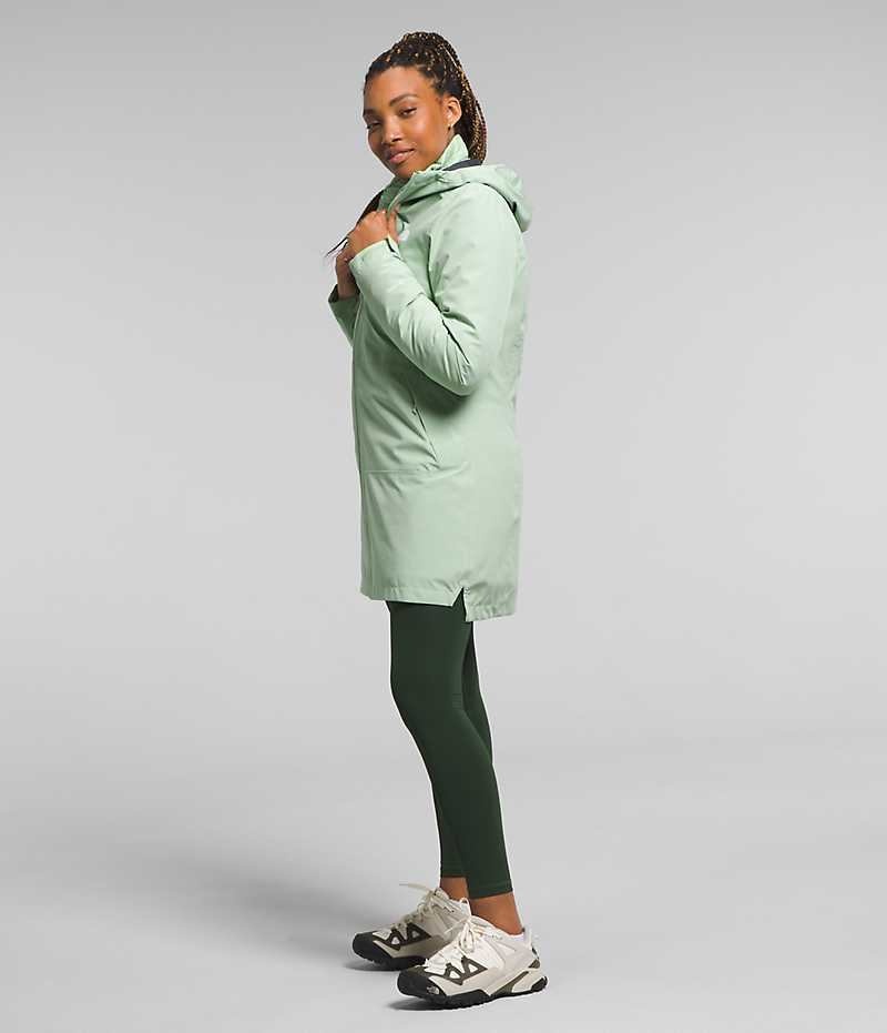 Parka The North Face ThermoBall™ Eco Triclimate® Dama Verde Menta | ROMANIA IDCVGBW