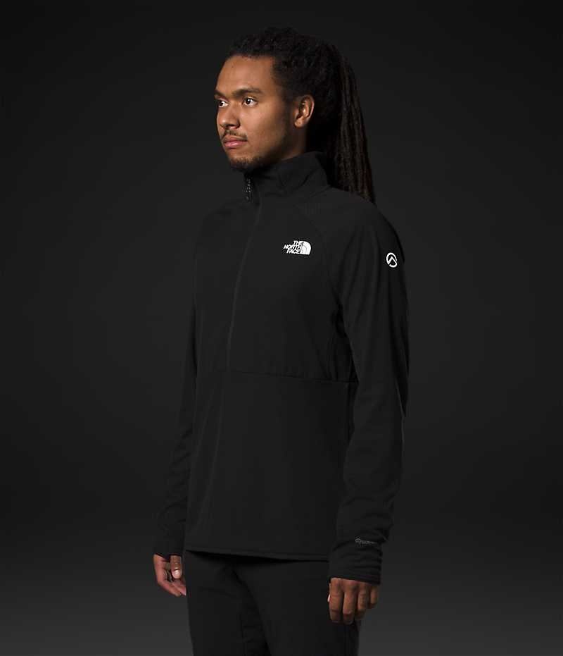 Pulover The North Face Summit Series FUTUREFLEECE™ LT ½-Zip Barbati Negrii | ROMANIA PQEDTKC