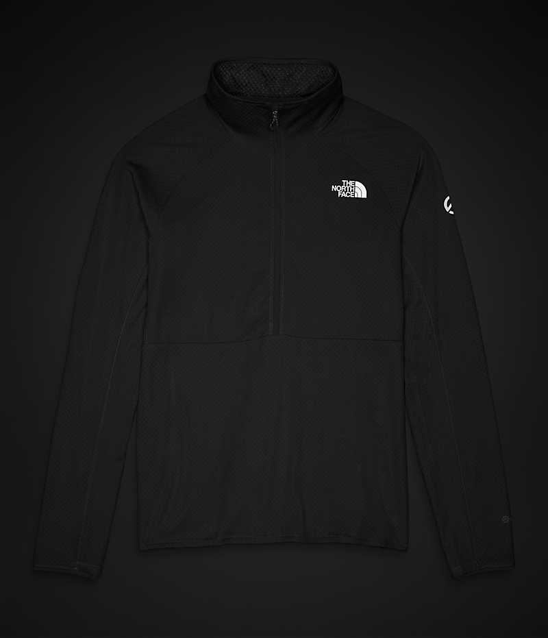 Pulover The North Face Summit Series FUTUREFLEECE™ LT ½-Zip Barbati Negrii | ROMANIA PQEDTKC