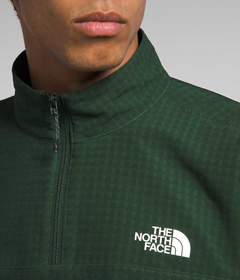 Pulover The North Face Tekware™ Grid ¼-Zip Barbati Verzi | ROMANIA GWLOZUH