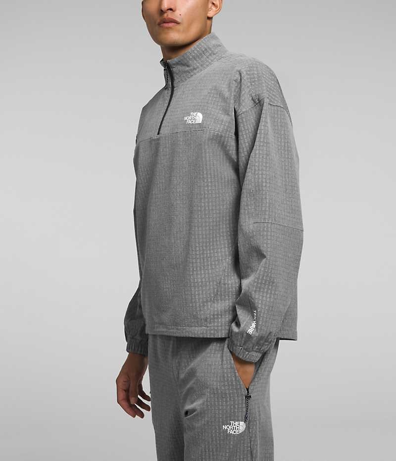 Pulover The North Face Tekware™ Grid ¼-Zip Barbati Gri | ROMANIA DIKJTUL