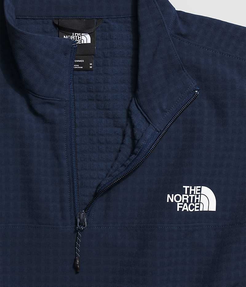 Pulover The North Face Tekware™ Grid ¼-Zip Barbati Bleumarin | ROMANIA HJOZLQY