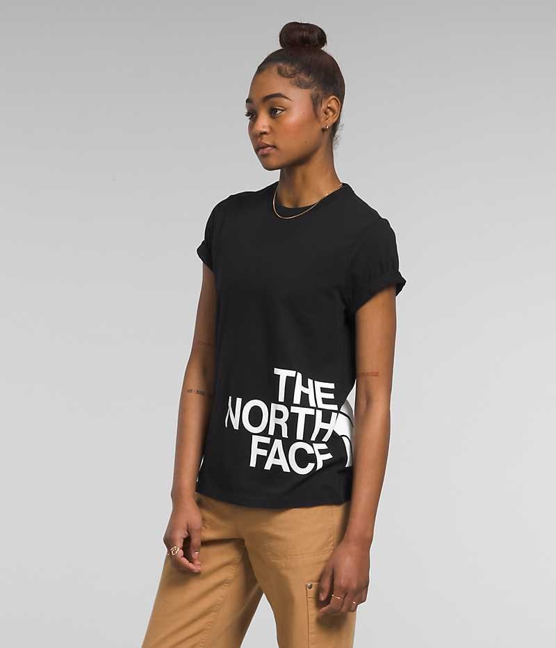 Tricou The North Face Scurte Sleeve Brand Proud Dama Negrii | ROMANIA SECLWMB