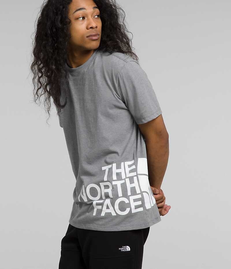 Tricou The North Face Scurte Sleeve Brand Proud Barbati Gri | ROMANIA YMDXOAW