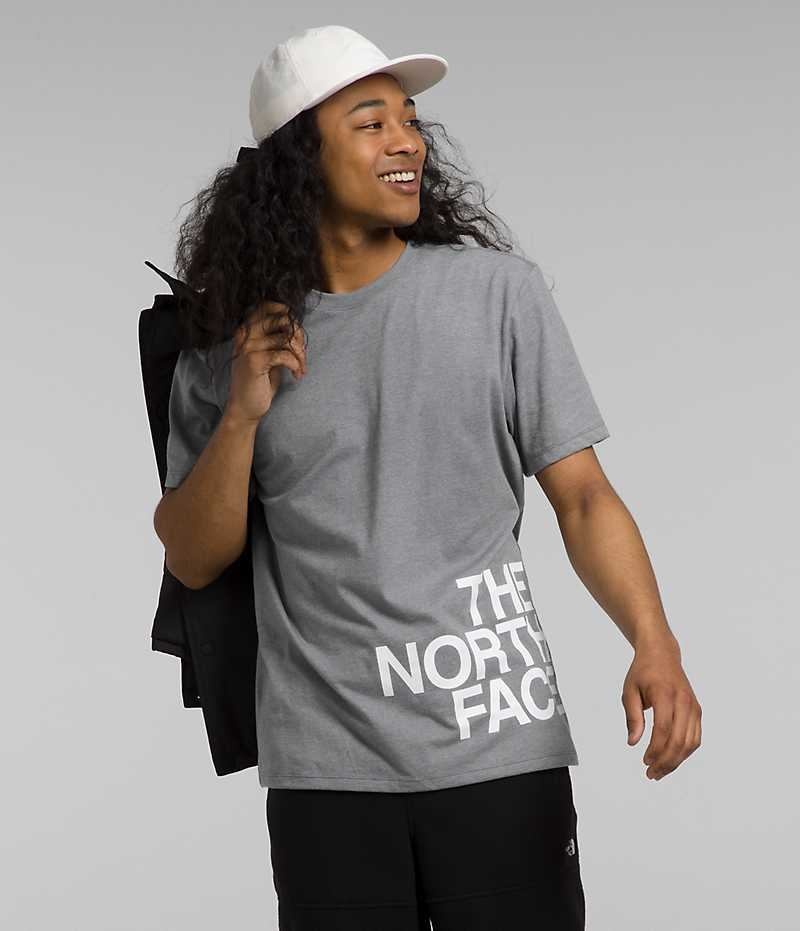 Tricou The North Face Scurte Sleeve Brand Proud Barbati Gri | ROMANIA YMDXOAW