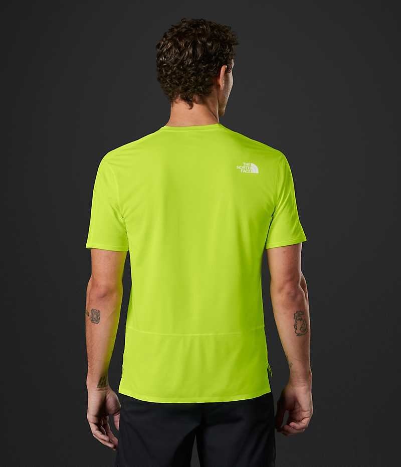 Tricou The North Face Summit Series High Trail Run Scurte Sleeve Barbati Verzi | ROMANIA GTAXKSC